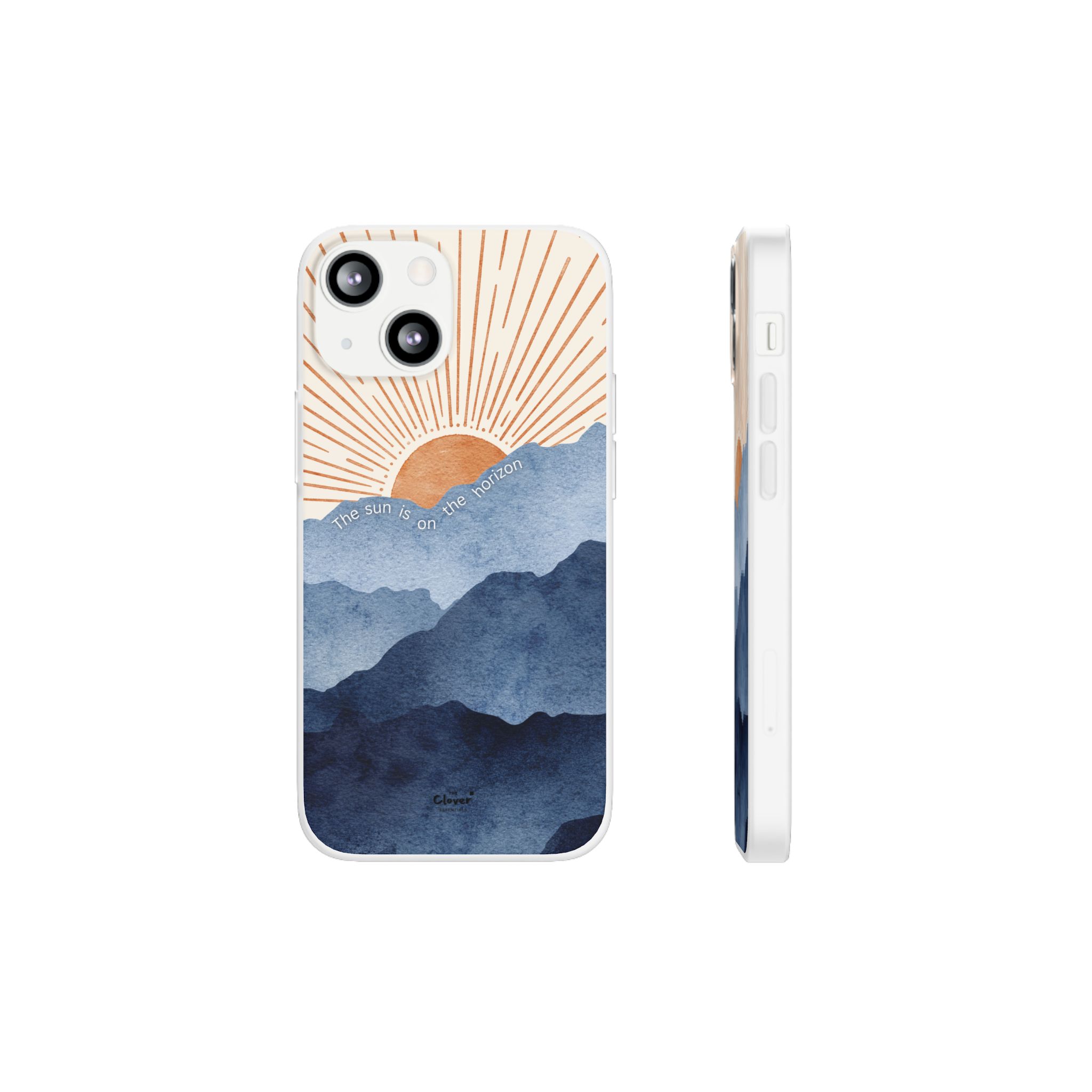 "The Sun is on the Horizon" – Sunrise Serenity Flexi Phone Case - Image 74