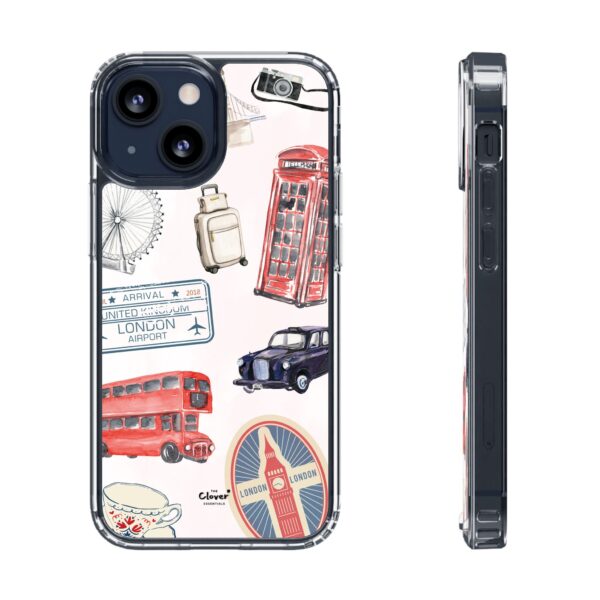 London-Themed Clear Phone Case - Travel Vibes and City Landmarks - Image 51