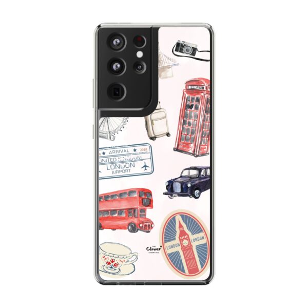 London-Themed Clear Phone Case - Travel Vibes and City Landmarks - Image 38