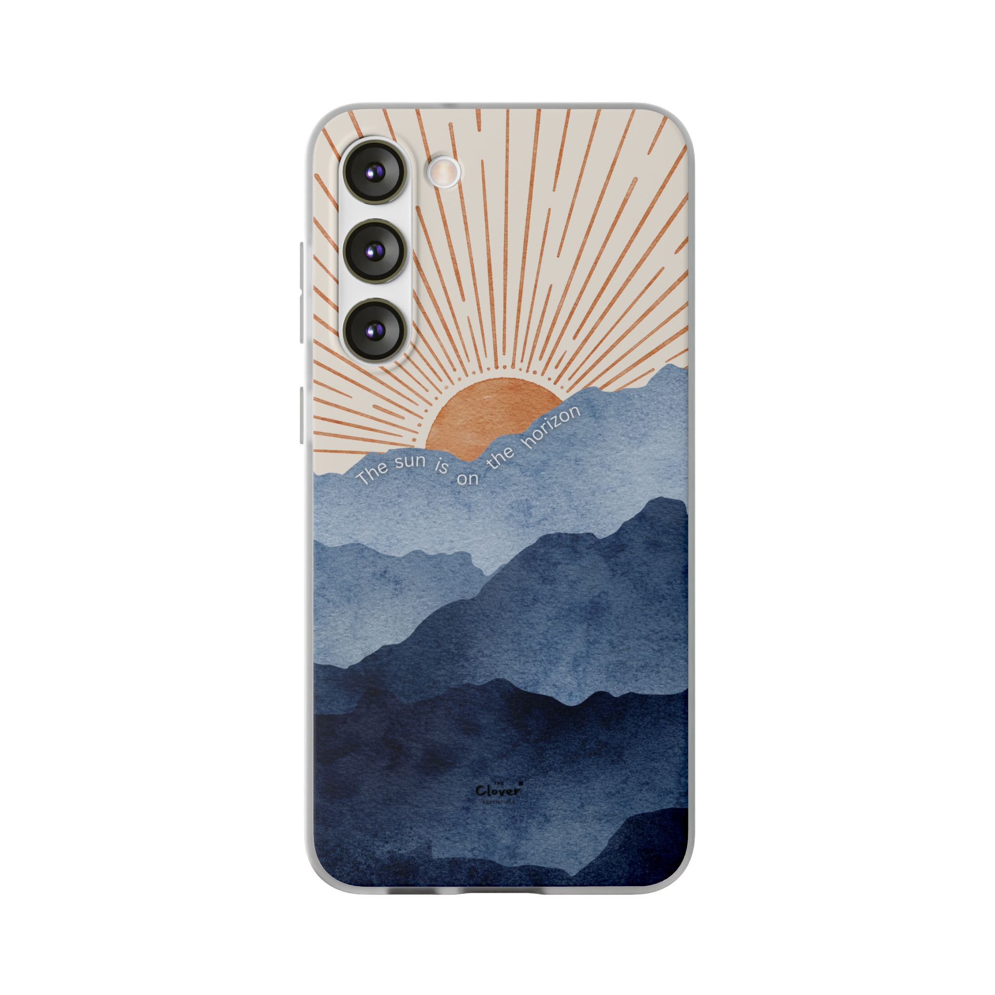 "The Sun is on the Horizon" – Sunrise Serenity Flexi Phone Case - Image 161