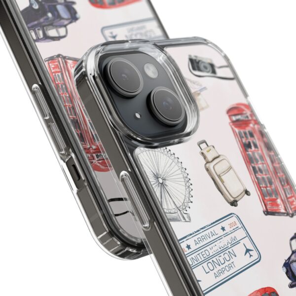 London-Themed Clear Phone Case - Travel Vibes and City Landmarks - Image 82