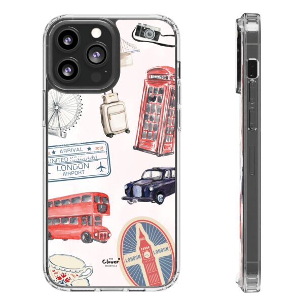 London-Themed Clear Phone Case - Travel Vibes and City Landmarks - Image 61
