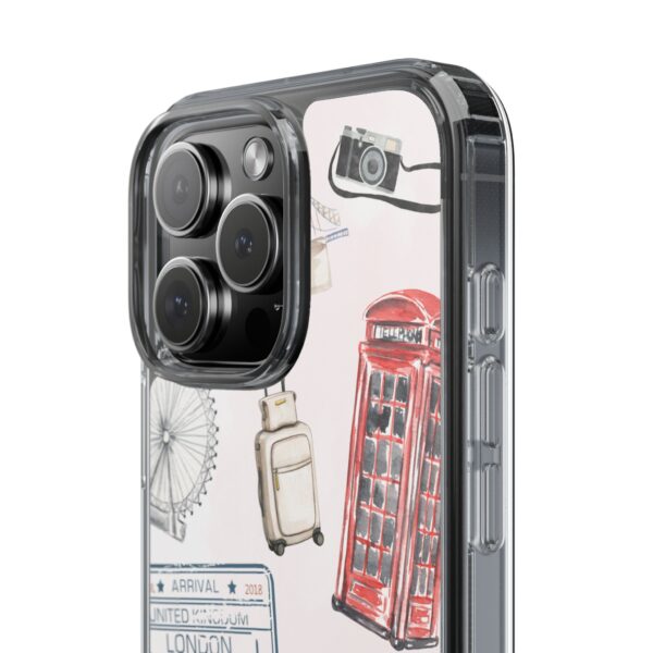 London-Themed Clear Phone Case - Travel Vibes and City Landmarks - Image 79