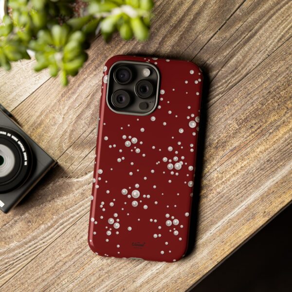 Royal Pearl Pattern Phone Case - Tough Cases for Stylish Protection - Image 90
