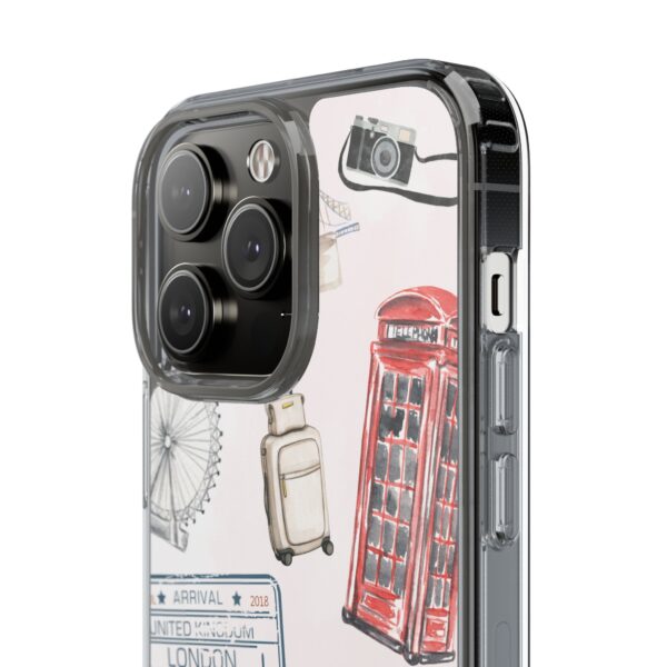 London-Themed Clear Phone Case - Travel Vibes and City Landmarks - Image 111