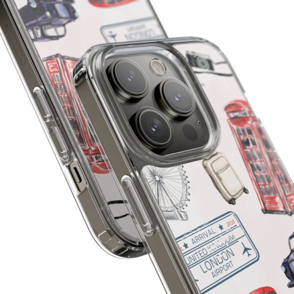London-Themed Clear Phone Case - Travel Vibes and City Landmarks - Image 102