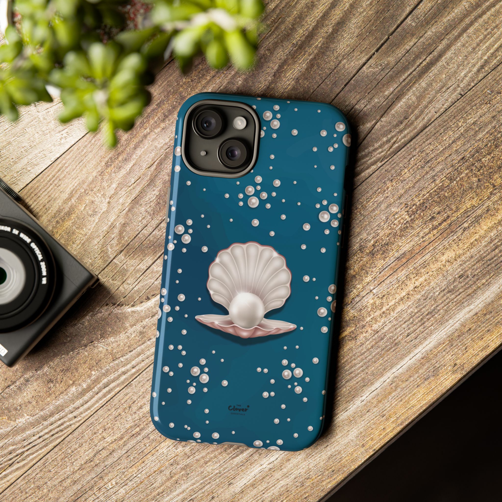 Ocean Princess Pearl Phone Case - Tough Shell with Seaside Design - Image 88