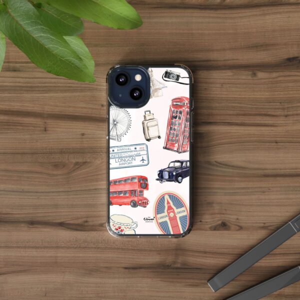 London-Themed Clear Phone Case - Travel Vibes and City Landmarks - Image 42