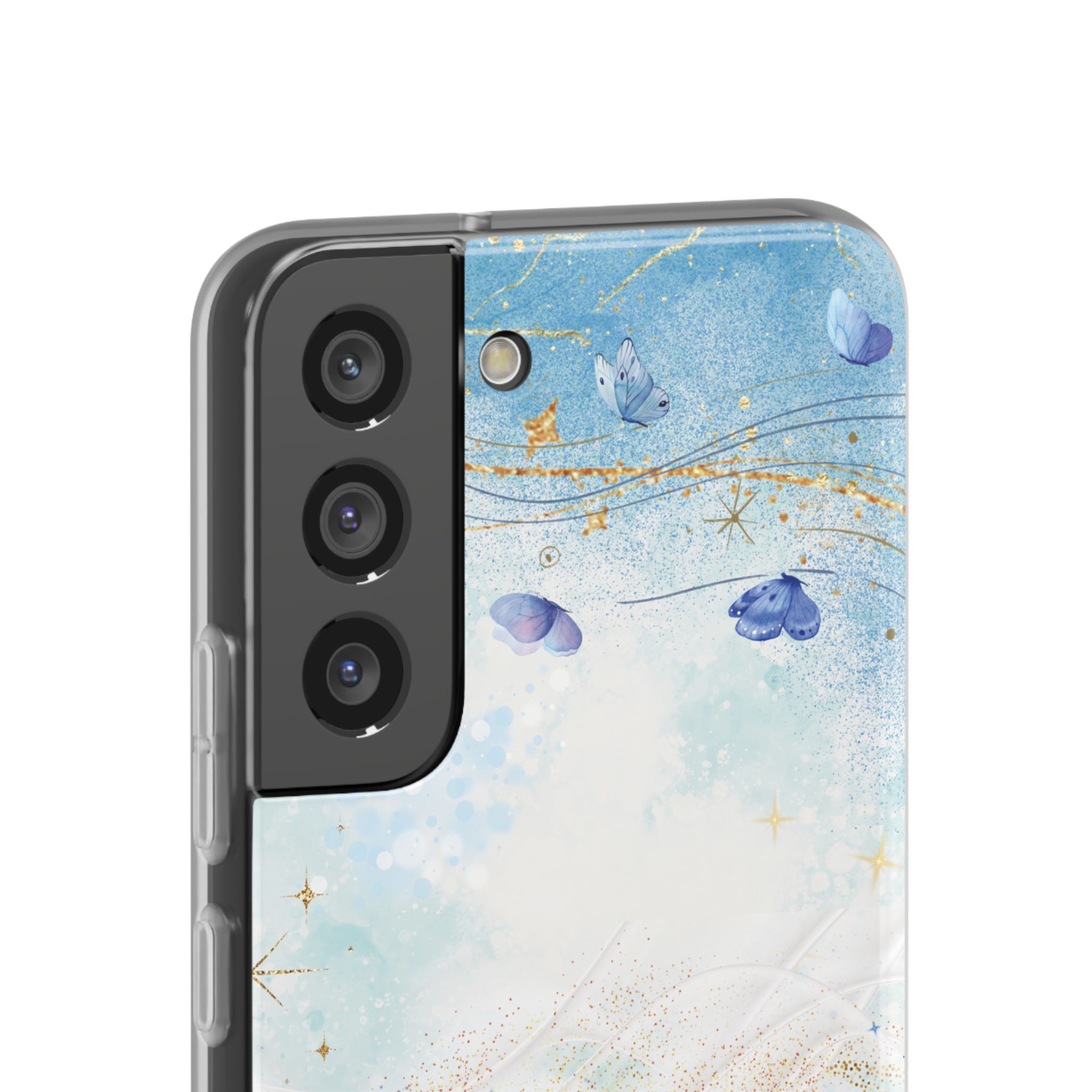 "Live. Flow. Float." — Serene Butterfly Flexi Phone Case - Image 124