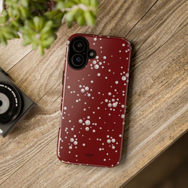 Royal Pearl Pattern Phone Case - Tough Cases for Stylish Protection - Image 118