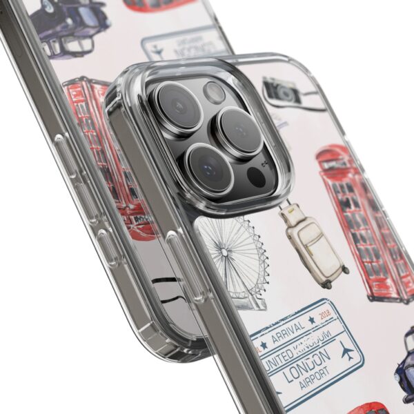 London-Themed Clear Phone Case - Travel Vibes and City Landmarks - Image 78