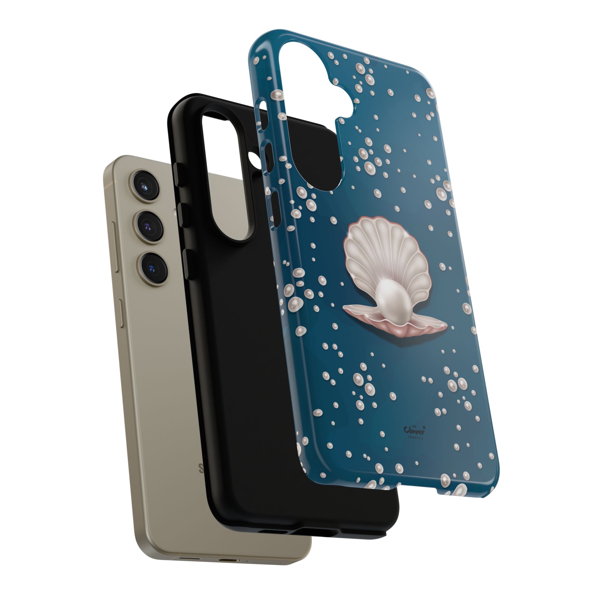 Ocean Princess Pearl Phone Case - Tough Shell with Seaside Design - Image 98