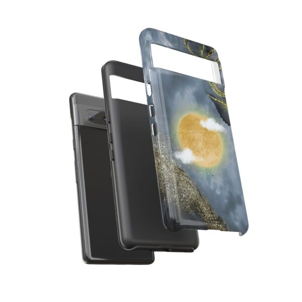 “Light in the Storm” – Sun, Gold, & Grit Tough Phone Case - Image 76