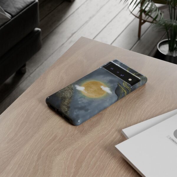 “Light in the Storm” – Sun, Gold, & Grit Tough Phone Case - Image 81