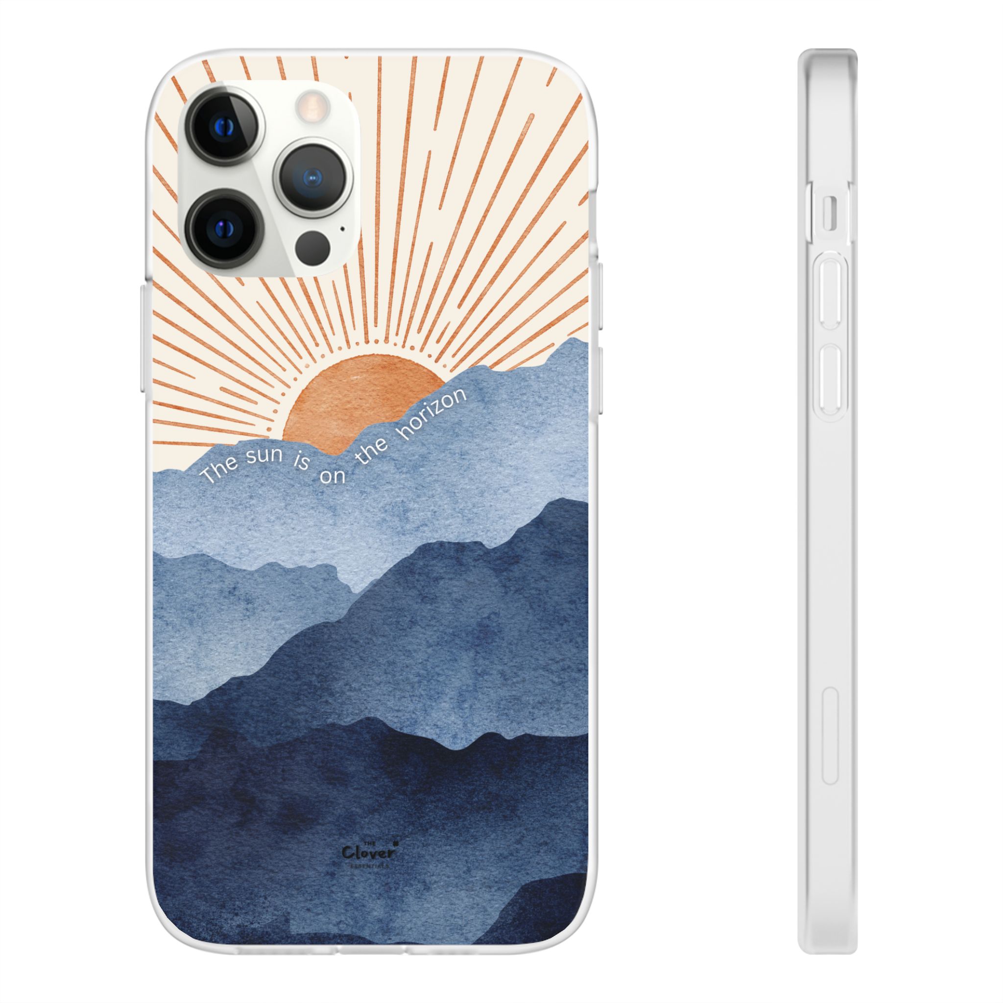 "The Sun is on the Horizon" – Sunrise Serenity Flexi Phone Case - Image 25
