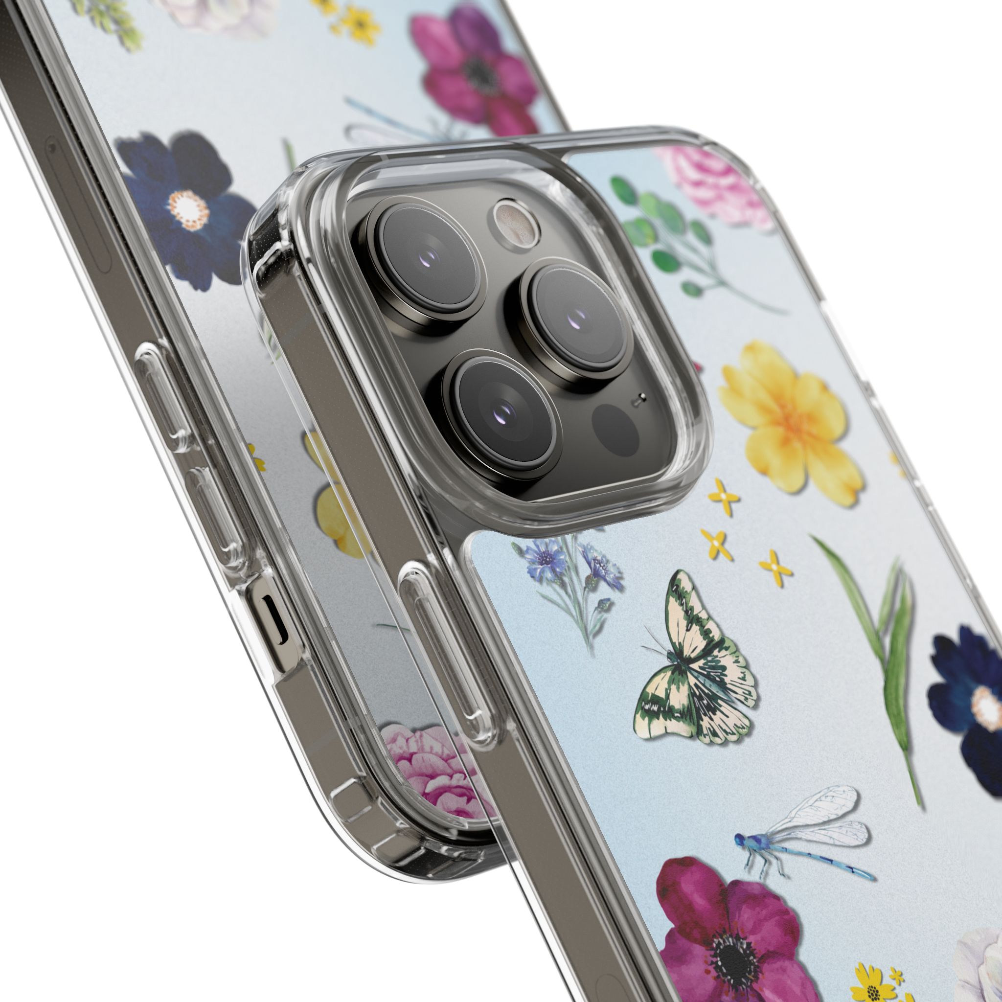 Floral Clear Phone Case - Nature-Inspired Design for Spring & Summer - Image 110