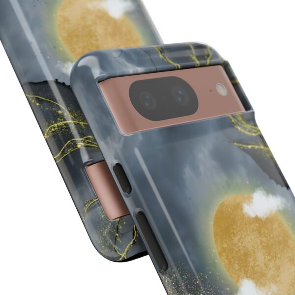 “Light in the Storm” – Sun, Gold, & Grit Tough Phone Case - Image 111