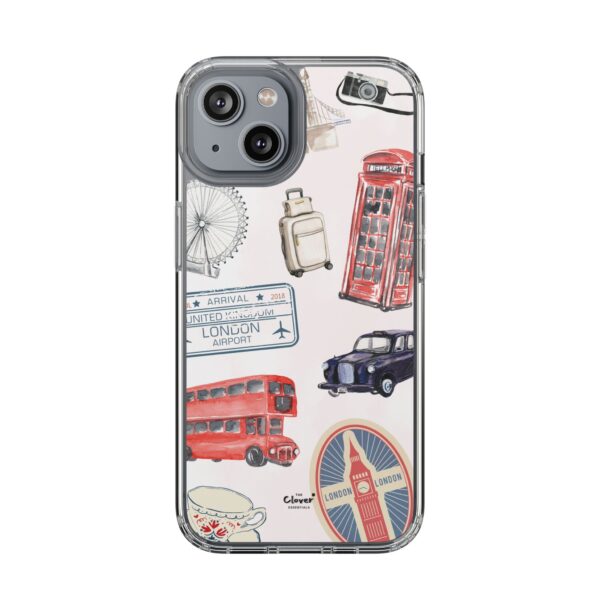 London-Themed Clear Phone Case - Travel Vibes and City Landmarks - Image 96