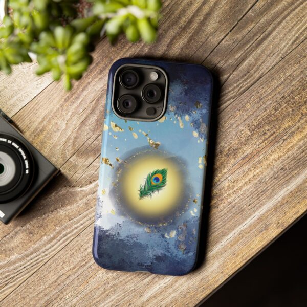 Centered in Chaos – Celestial Feather Tough Phone Case. - Image 93