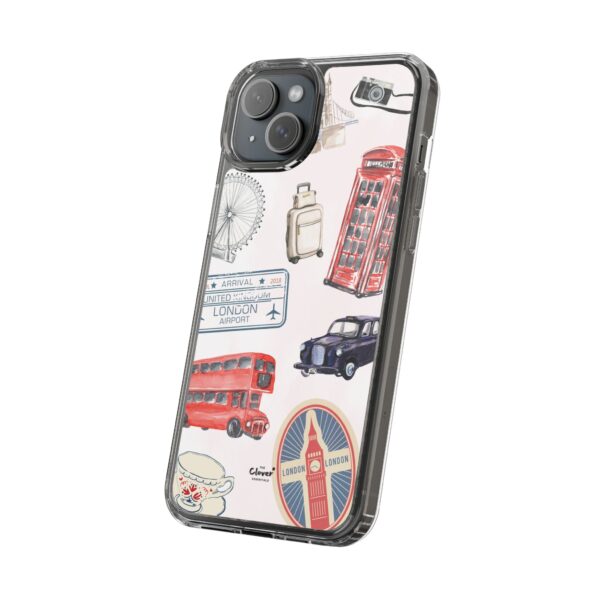 London-Themed Clear Phone Case - Travel Vibes and City Landmarks - Image 89