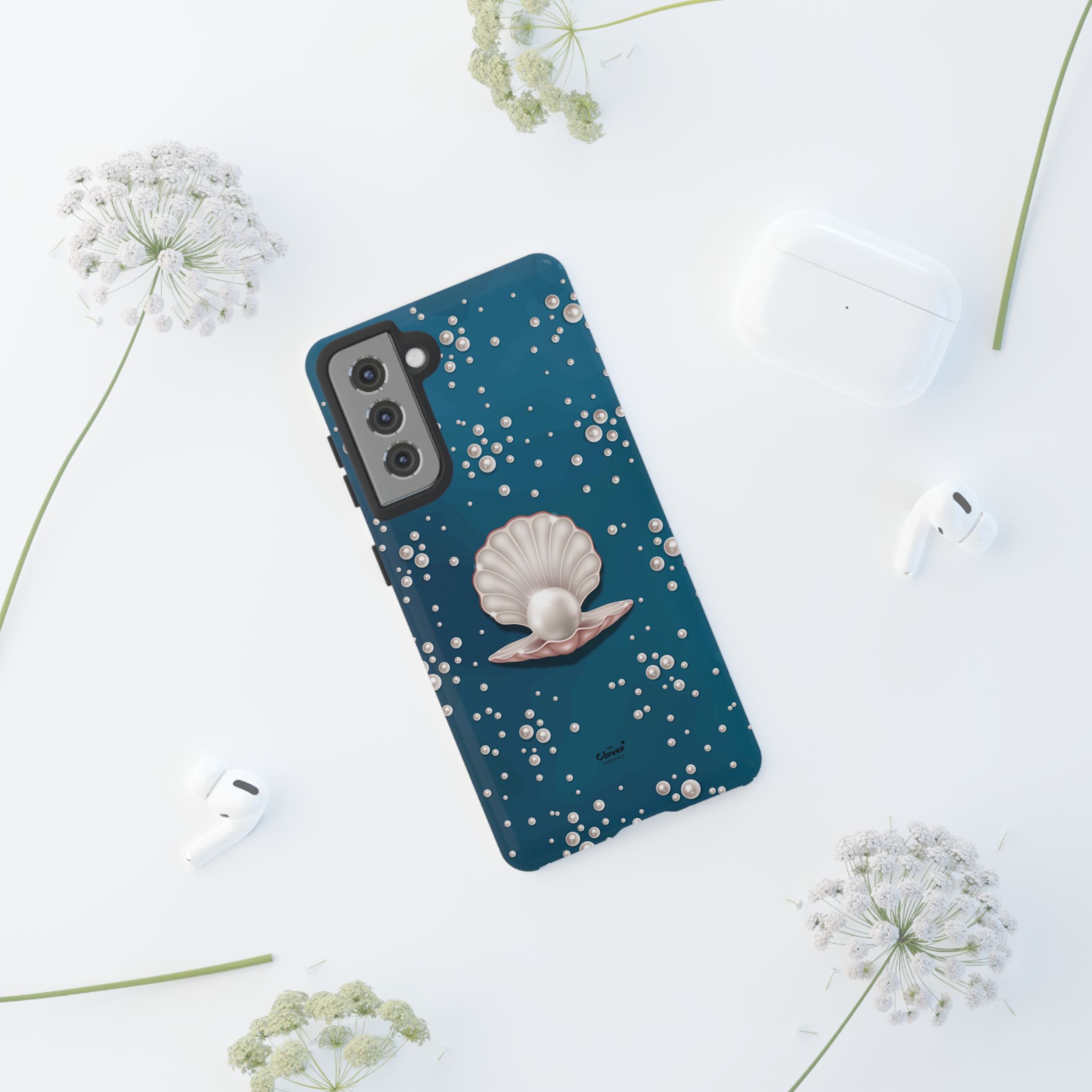 Ocean Princess Pearl Phone Case - Tough Shell with Seaside Design - Image 24
