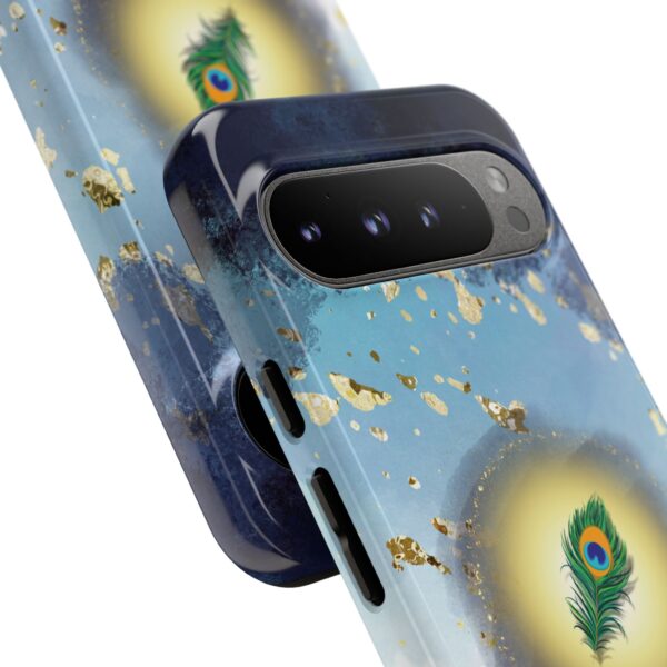Centered in Chaos – Celestial Feather Tough Phone Case. - Image 133