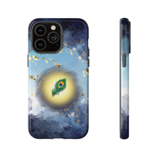 Centered in Chaos – Celestial Feather Tough Phone Case. - Image 58
