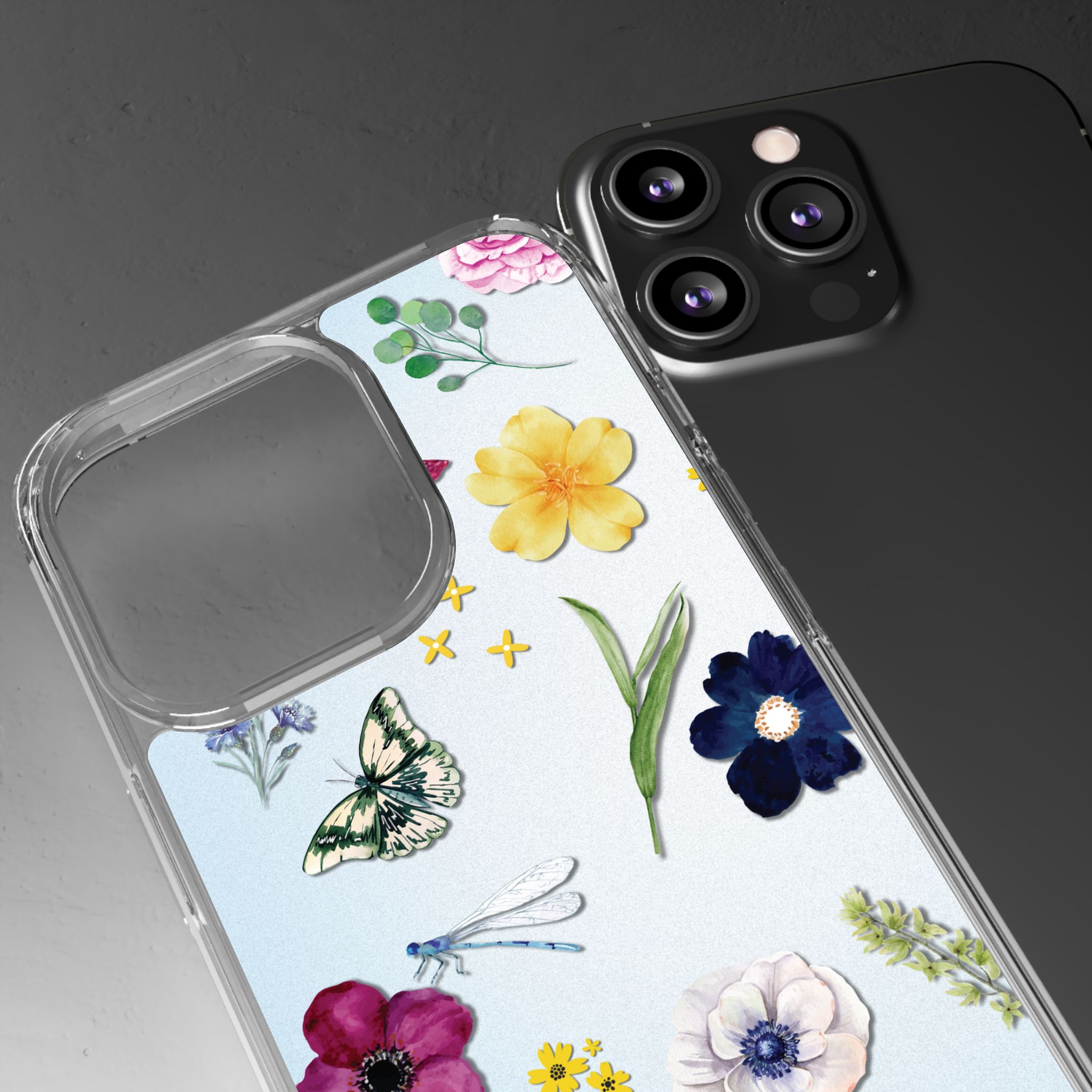 Floral Clear Phone Case - Nature-Inspired Design for Spring & Summer - Image 55