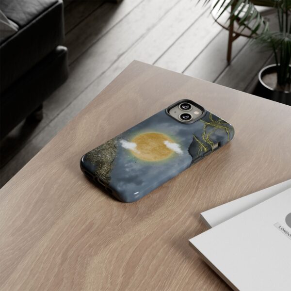 “Light in the Storm” – Sun, Gold, & Grit Tough Phone Case - Image 49