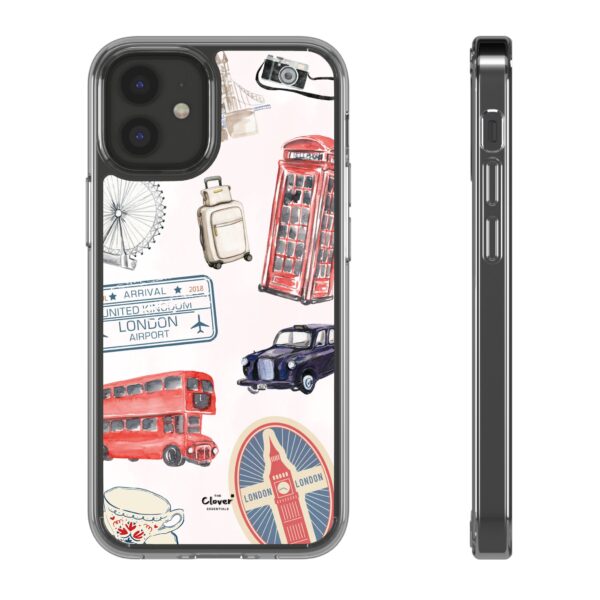 London-Themed Clear Phone Case - Travel Vibes and City Landmarks - Image 5