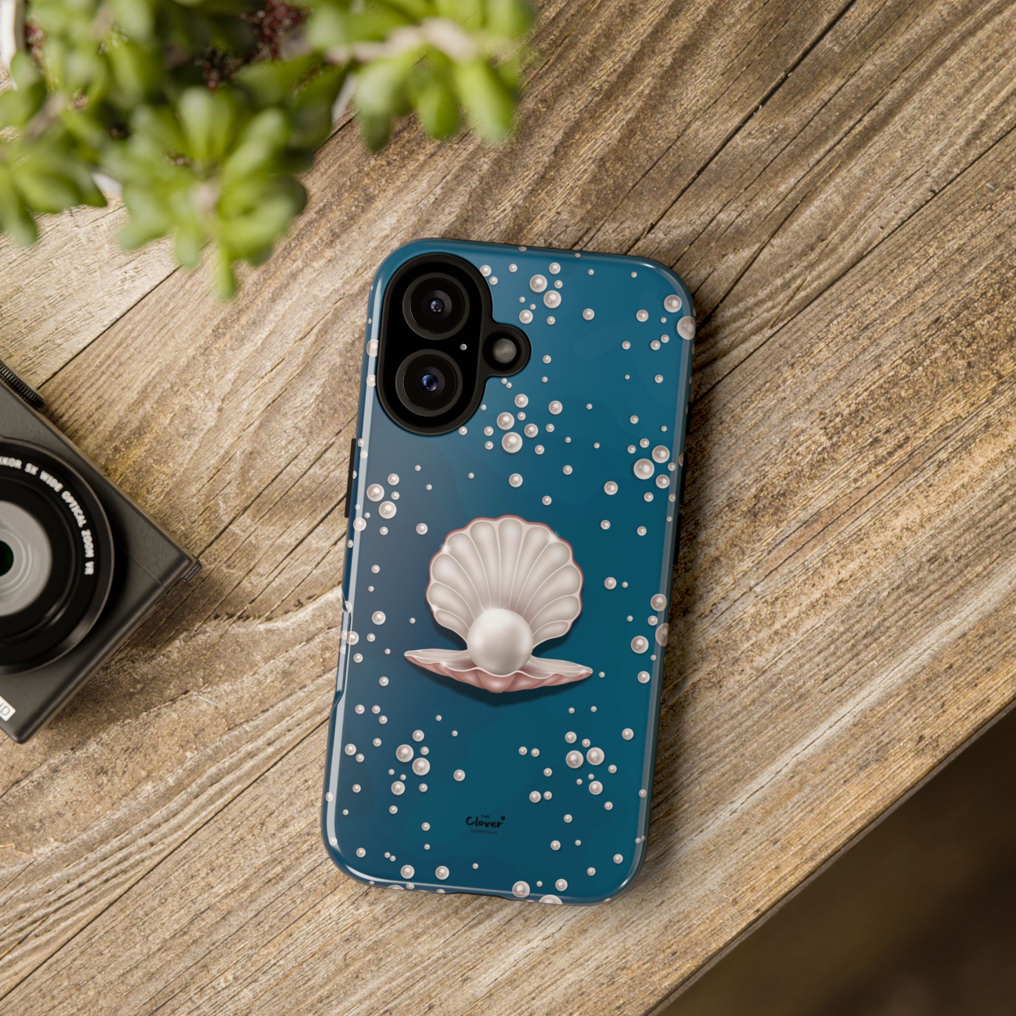 Ocean Princess Pearl Phone Case - Tough Shell with Seaside Design - Image 118