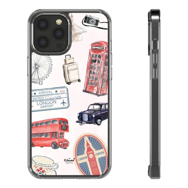 London-Themed Clear Phone Case - Travel Vibes and City Landmarks - Image 11