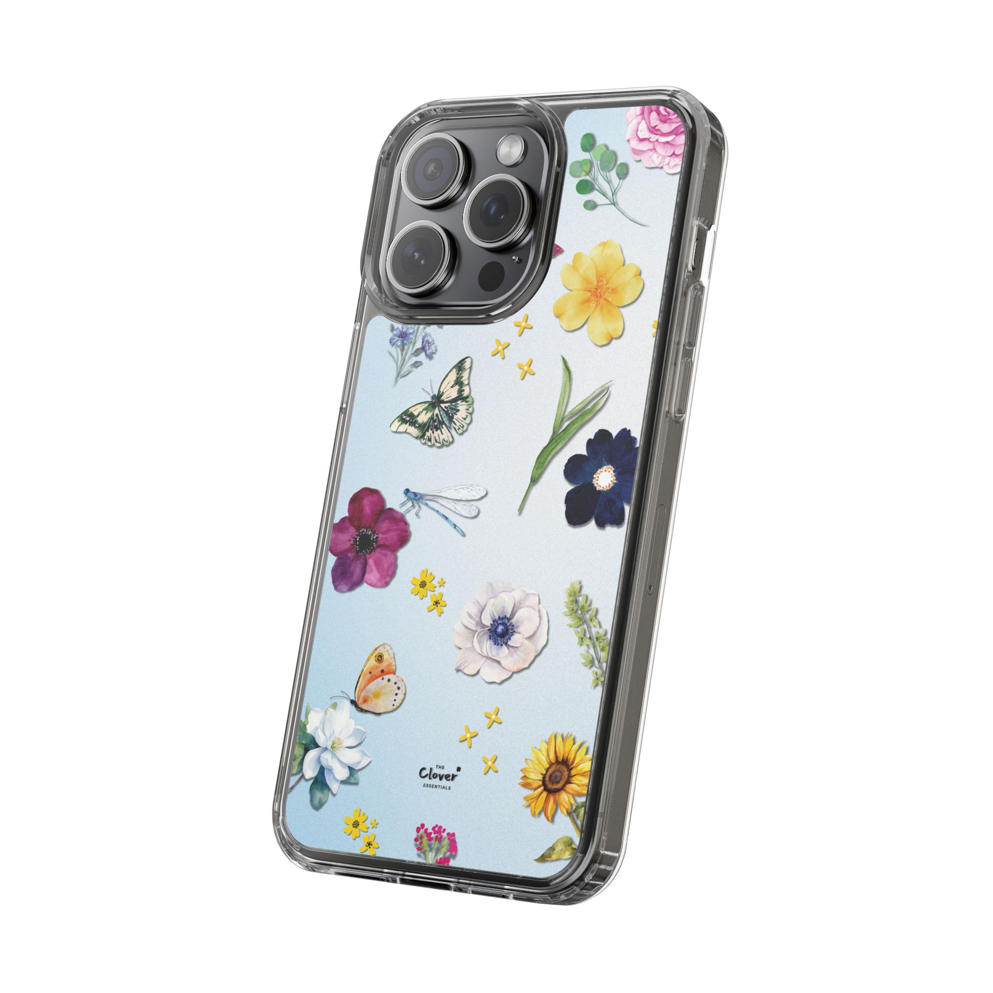 Floral Clear Phone Case - Nature-Inspired Design for Spring & Summer - Image 93