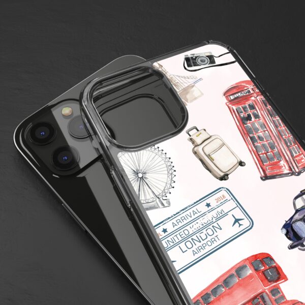 London-Themed Clear Phone Case - Travel Vibes and City Landmarks - Image 23