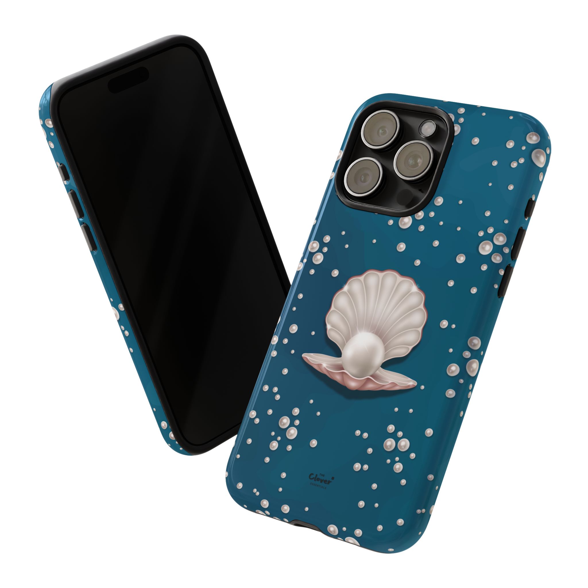 Ocean Princess Pearl Phone Case - Tough Shell with Seaside Design - Image 93