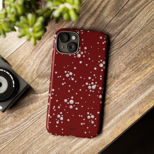 Royal Pearl Pattern Phone Case - Tough Cases for Stylish Protection - Image 84