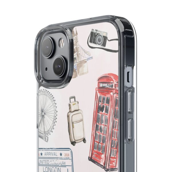 London-Themed Clear Phone Case - Travel Vibes and City Landmarks - Image 107