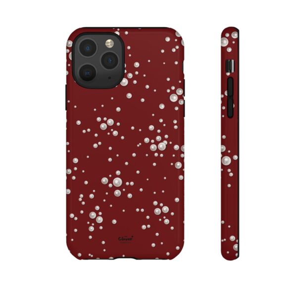 Royal Pearl Pattern Phone Case - Tough Cases for Stylish Protection - Image 6