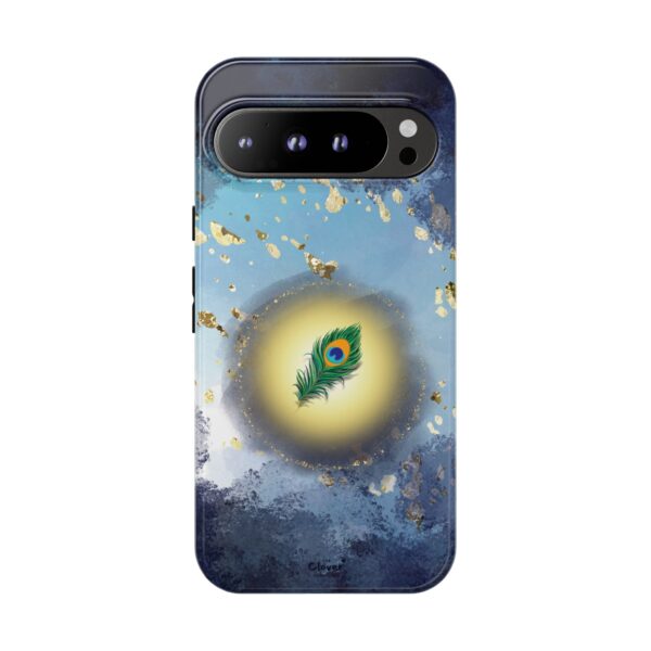 Centered in Chaos – Celestial Feather Tough Phone Case. - Image 132