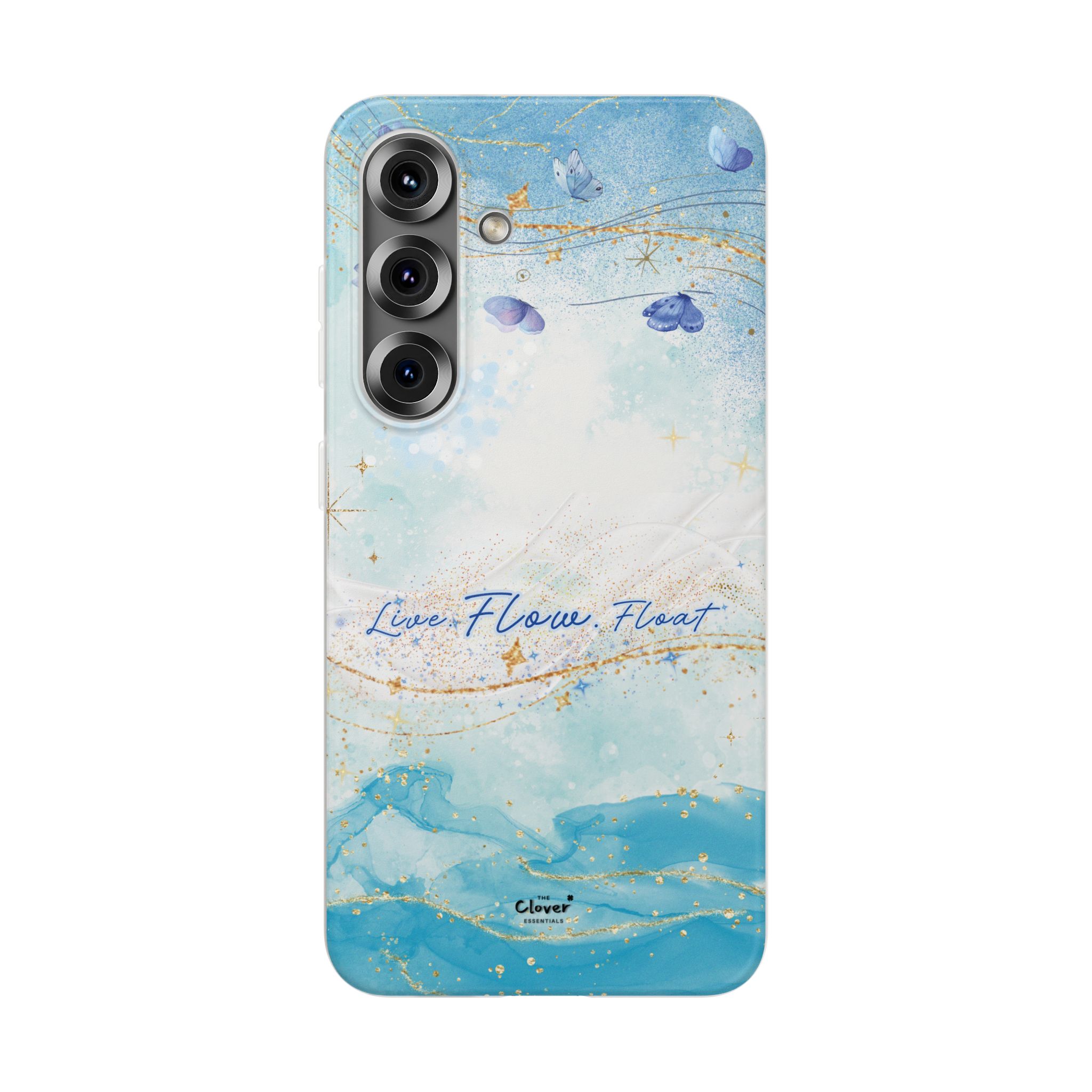 "Live. Flow. Float." — Serene Butterfly Flexi Phone Case - Image 241