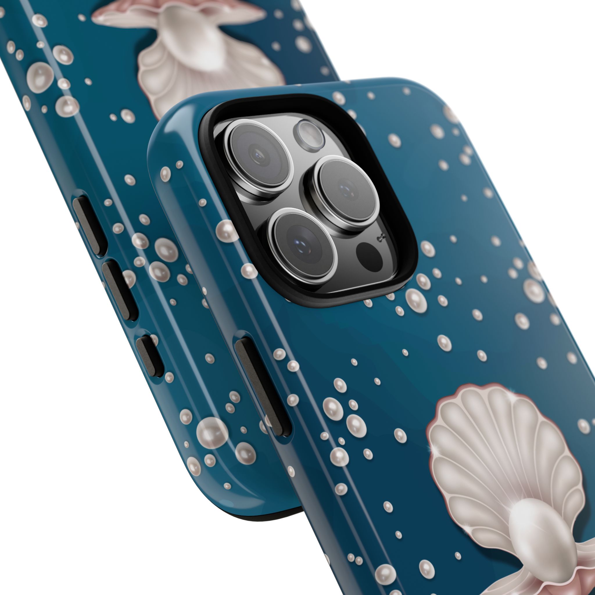 Ocean Princess Pearl Phone Case - Tough Shell with Seaside Design - Image 2