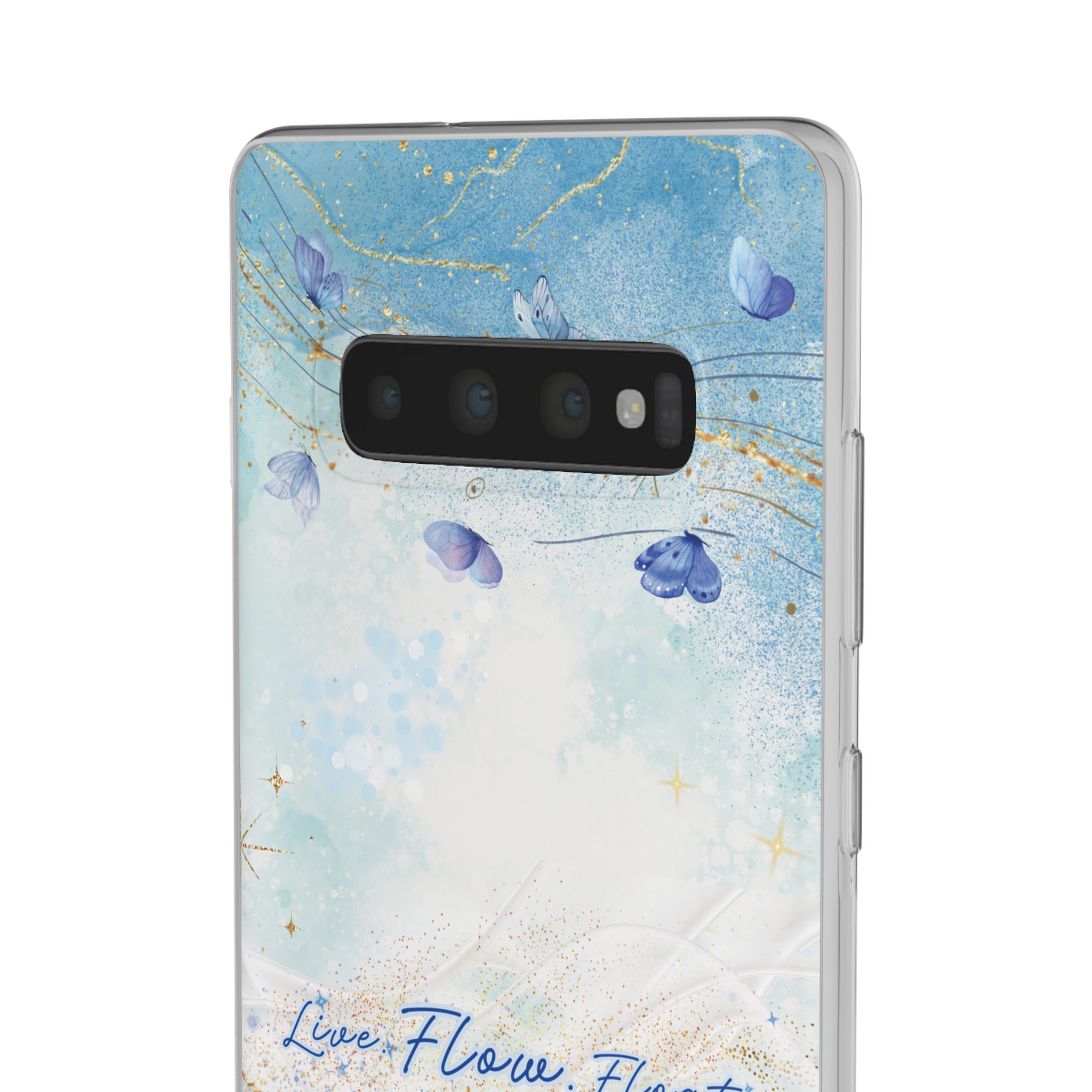 "Live. Flow. Float." — Serene Butterfly Flexi Phone Case - Image 63