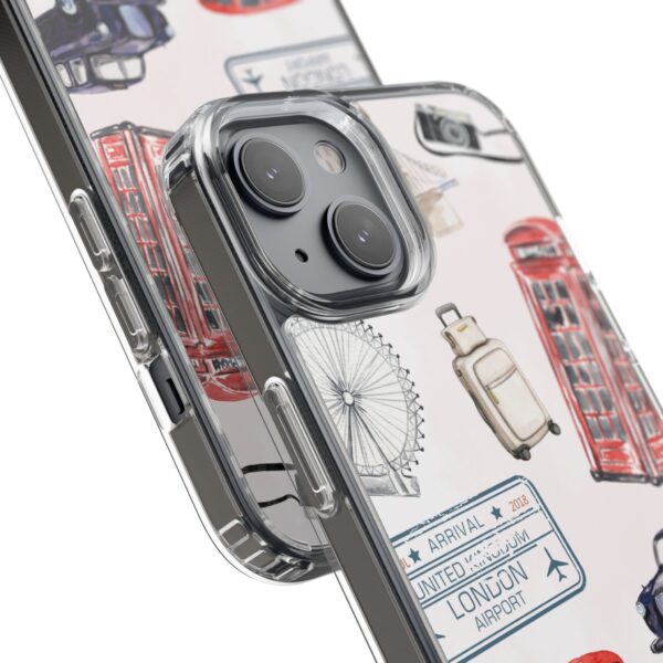 London-Themed Clear Phone Case - Travel Vibes and City Landmarks - Image 98