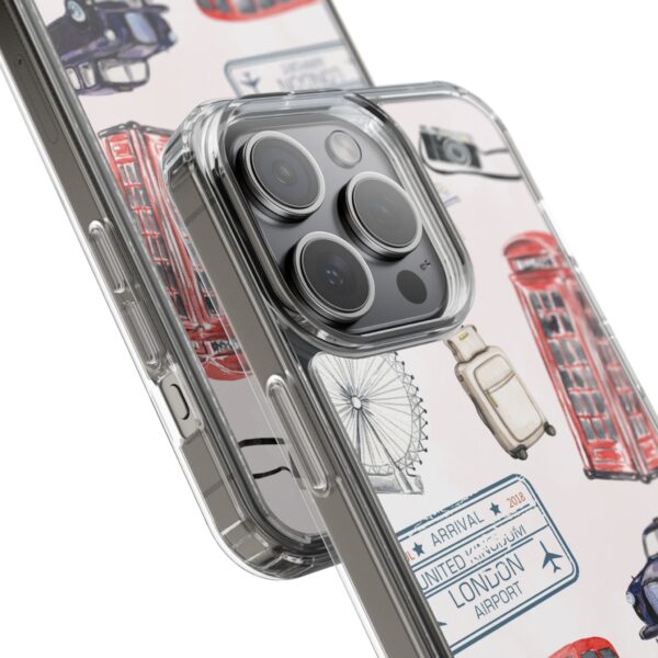 London-Themed Clear Phone Case - Travel Vibes and City Landmarks - Image 94