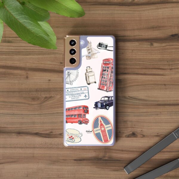 London-Themed Clear Phone Case - Travel Vibes and City Landmarks - Image 31