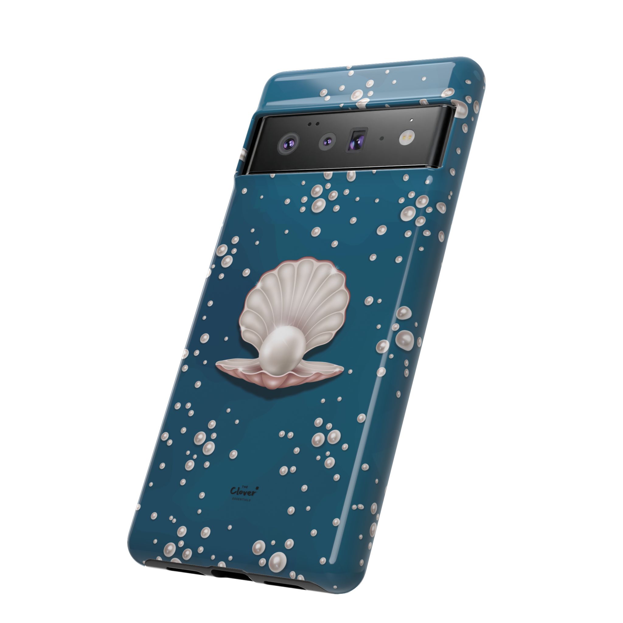 Ocean Princess Pearl Phone Case - Tough Shell with Seaside Design - Image 80