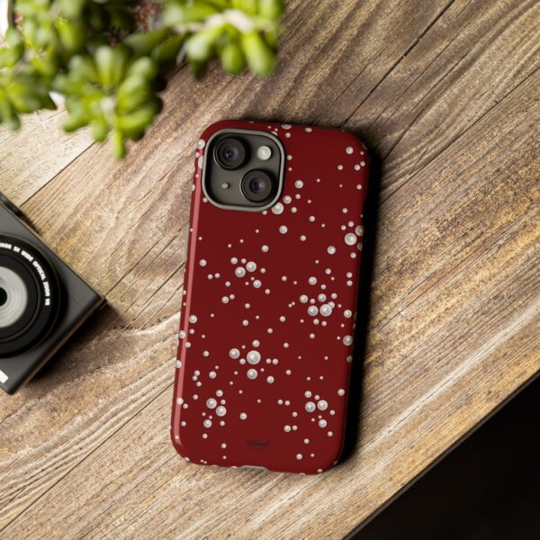 Royal Pearl Pattern Phone Case - Tough Cases for Stylish Protection - Image 81