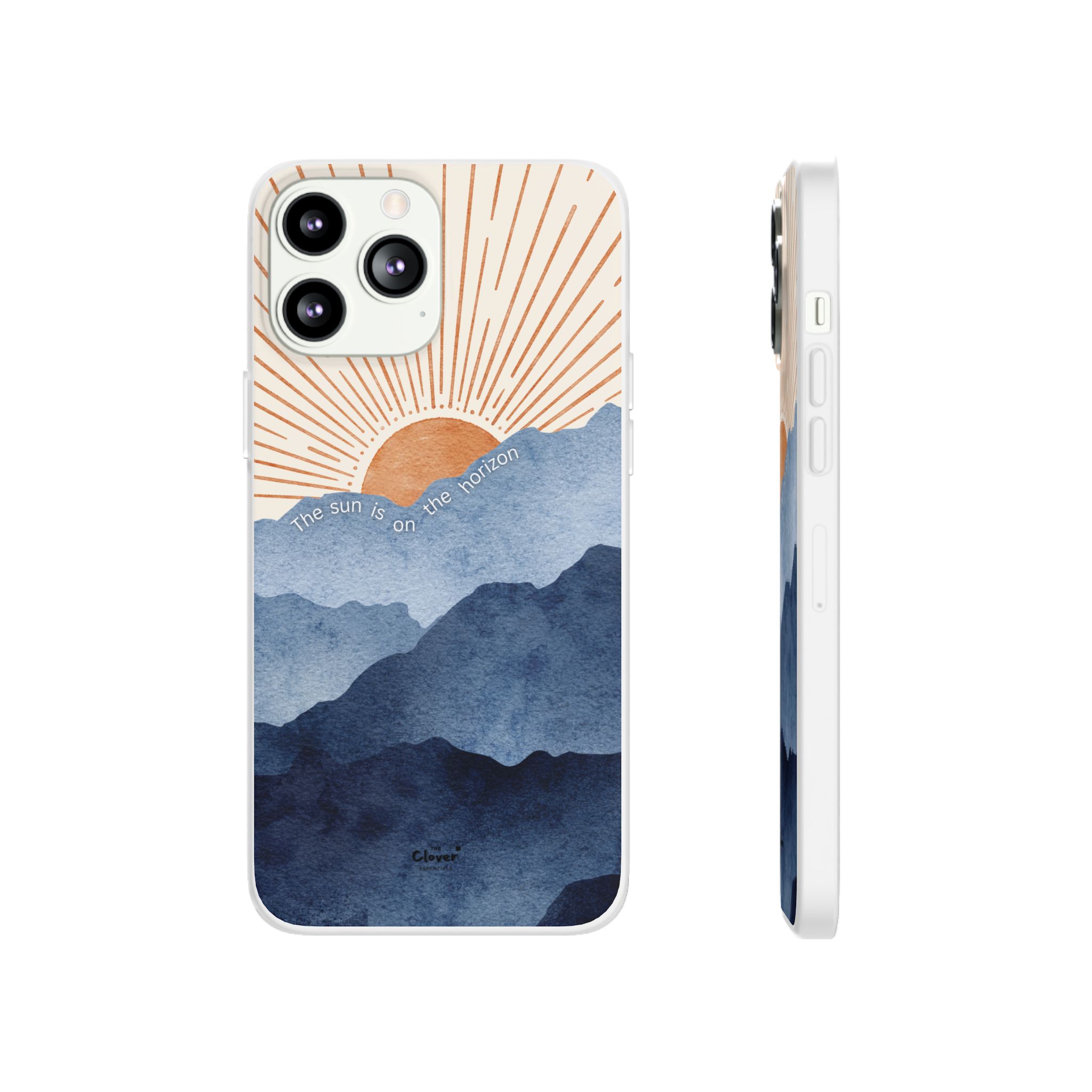 "The Sun is on the Horizon" – Sunrise Serenity Flexi Phone Case - Image 80