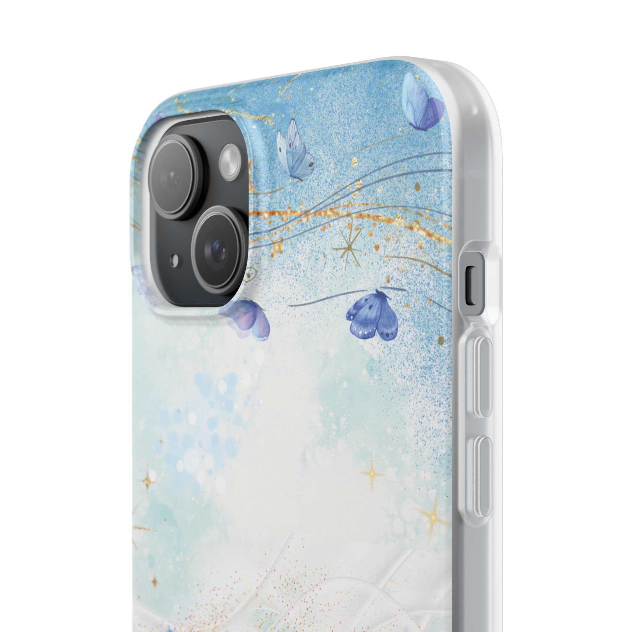 "Live. Flow. Float." — Serene Butterfly Flexi Phone Case - Image 211