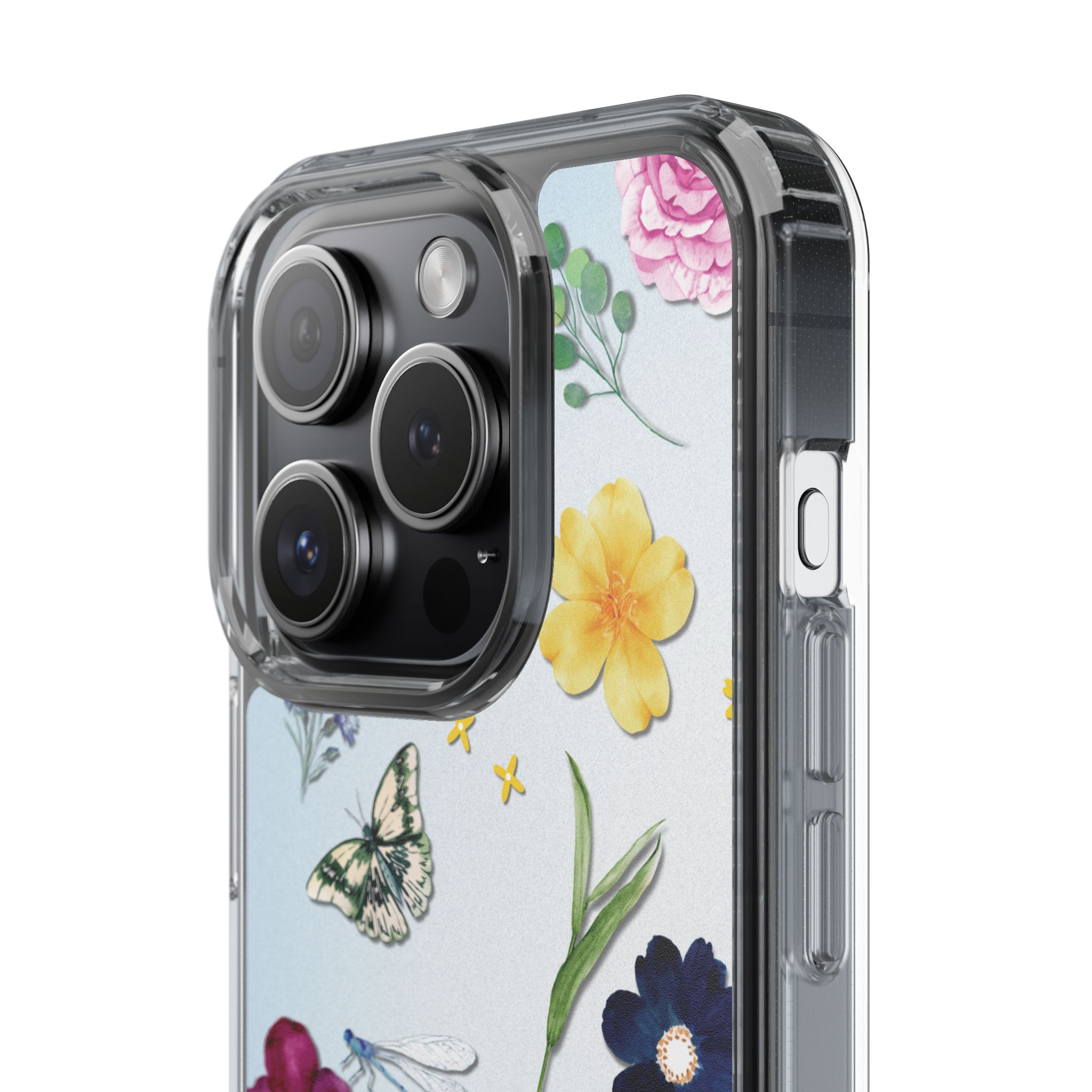 Floral Clear Phone Case - Nature-Inspired Design for Spring & Summer - Image 87